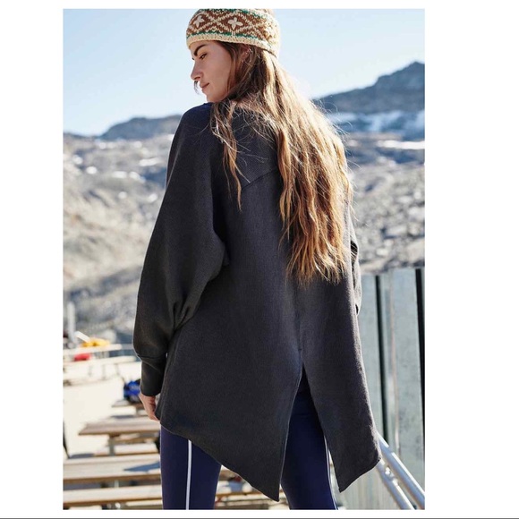 FREE PEOPLE BOHO TUNIC OVERSIZED PULLOVER TOP A2C - Picture 4 of 16